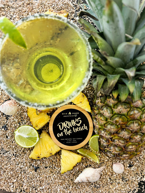 (DRINKS ON THE BEACH) Soy Candle 13.5oz