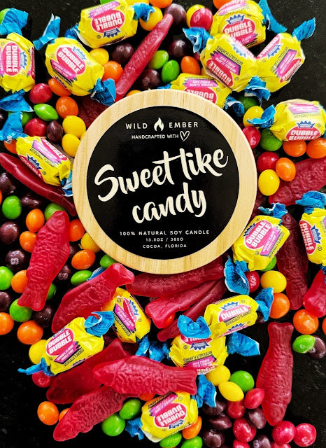 (SWEET LIKE CANDY) Soy Candle 13.5oz